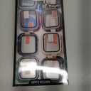 6 Pack Case with Tempered Glass Screen Protector for Apple Watch Series 11 Series 10 46mm, Ultra-Thin Scratch Resistant Full Protective Hard PC Bumper Cover for Apple Watch 46mm