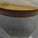 Anchor Hocking Glass Trifle Bowl with Lid, 104 oz Glass Salad Bowl with Acacia Wood Lid