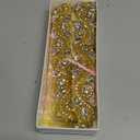 ShiDianYi Wedding Sash Belt - Gold Handmade Women's Crystal Pearl Beaded Bridal Applique Trim Rhinestone Dress Belt