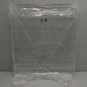 FEMELI 20 * 24 Inch Nail Polish Wall Racks 1 Pack, Hold Up to 120 Bottles,Clear Acrylic Nail Polish Shelf Organizer Wall Mounted 6 Rows (1)