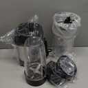 Nahida Blender for Smoothies, 1200W Smoothie Blender for Ice Crushing, Blenders with (2) 6-Fin Blades, Personal Blenders for Kitchen with 23oz, 32oz, 37oz Easy Go Cups for Juices, Silver