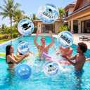 12 Pcs 16 Inches Graduation Beach Balls 2026 Graduation Pool Floats Party Decorations Congrats Grad Balls for Class of 2026 Swimming Pool Party Water Sand Summer Game