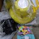 10FT Inflatable Bubble House Dome for Kids, Clear PVC Inflatable Bubble House Tent with Tunnel, Bubble Balloon House with 800W Air Blower, 600W Air Pump with 50pcs Balloons Inflatable Dome for Party