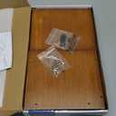 Vintage Bread Box for Kitchen Countertop - Retro Brown Bread Storage Box Breadbox