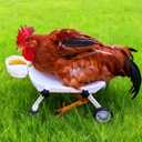 Adjustable Small-Scale Pet Chicken Wheelchair - Small Pet Poultry Mobility Aid Cart, Adjustable Size for Comfortable Use, Supports Injured/Disabled Poultry to Move Freely