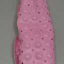 Linoows Bathtub and Shower Mats, Extra Long Non-Slip Bath Tub Mat 39 x 16 Inch, Machine Washable Bathmat with Suction Cups & Drain Holes for Bathroom Floor, Pink
