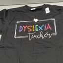 Dyslexia Awareness Therapist Reading Specialist Teacher T-Shirt, S