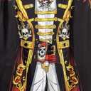 Toddler Boy Cowboy Pirate T-Shirt Halloween Thanksgiving Party Novelty Funny Short Sleeve Tee (Gold)