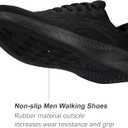 Breathable Running Shoes for Men Anti-Slip Mens Athletic Shoes Lightweight Mens Walking Sneakers for Gym Jogging Sports and Workout, Size 44
