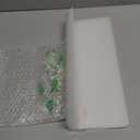 Blulu 8 Pcs Acrylic Floating Shelf, Invisible Wall Mounted Shelf for Book Plants Picture Makeup Record Display in Living Room, Bathroom, Bedroom, Kitchen, Office(12 x 4 x 2 Inches, Clear)