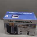 Hamilton Beach 2 Slice Extra Wide Slot Toaster with Bagel & Defrost Settings, Shade Selector with 7 Browning Levels, Toast Boost, Auto Shutoff, Black & Stainless Steel (22633)