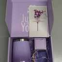 Gifts for Women, Mom, Wife, Girlfriend, Sister, Her - Happy Birthday, Christmas, Valentine's Day, Mothers Day Gifts - Lavender Spa Gift Basket Set