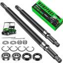 EZGO Rear Axle Shaft Kit, Golf Cart Rear Axle Shaft with Bearing Seal Kit Fits Electric EZGO TXT Medalist 1994-2013, EZGO Rear Spline Axle Shaft Driver Side & Passenger Side OEM# 20377G11 20377G12