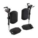 Invacare Wheelchair Elevating Legrest with Padded Calf Support, Footrest with Swing Away Function, Adjustable Length and Aluminum Footplate, Tool-Free Installation, Designed for Invacare Wheelchair