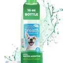 TropiClean Fresh Breath Water Additive for Dogs, Dog Breath Freshener and Teeth Cleaning Solution, No Toothpaste or Toothbrush Required, 16oz.