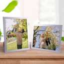 Giftgarden 8x10 Picture Frame Silver Set of 7, Multi Modern 8 x 10 Silver Frames for Wall or Tabletop Display