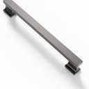 Asidrama 10 Pack 11.3 Inch(288mm) Brushed Black Nickel Kitchen Cabinet Handles, Cabinet Pulls Kitchen Cabinet Hardware for Cupboard Drawer Pulls