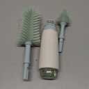 Momcozy Bottle Brush Kit, Innovative Push-Press Design for Better Cleaning - Baby Bottle Cleaner Brush for Baby Bottle, Breast Pumps, Nipples, and More - Can Generate Foam for Better Cleaning, Green (Press Bubble Style)