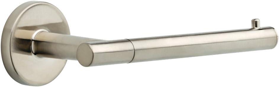 Delta Trinsic (1-Pack) Toilet Paper Holder Brilliance Stainless Steel Tissue Roll Holder for Bathroom Organization and Storage Single Post Toilet Tissue Holder Wall Bathroom Accessories 75950-SS