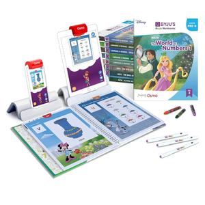 BYJU’S Learning Kit: Disney, Pre-K Premium Edition (App + 9 Workbooks) - Preschool, Ages 3-5, Featuring Disney & Pixar Characters- Learn Numbers, Letters, Shapes & Colors - Osmo iPad Base Included pack of 2 BYJU’S Learning Kit: Disney, Pre-K Premium Edition (App + 9 Workbooks) - Preschool, Ages 3-5, Featuring Disney & Pixar Characters- Learn Numbers, Letters, Shapes & Colors - Osmo iPad Base Included pack of 2
