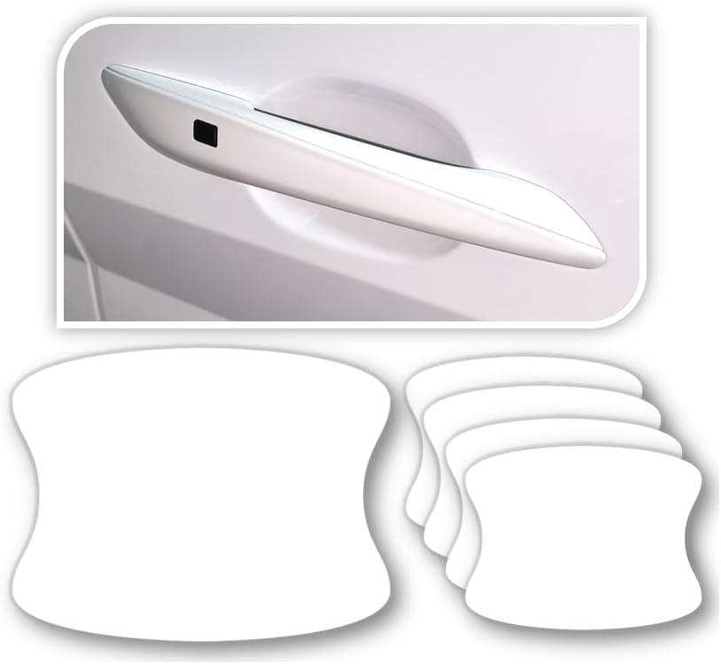 3M 5pcs Car Door Handle Cup Protector/Sticker/Guard, 3M PPF(Paint Protection Film), Clear(Transparent), Anti Scratch, Universal Fit for Most Cars (Clear/5pcs)