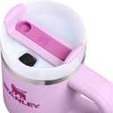 STANLEY Quencher H2.0 Tumbler with Handle and Straw 14 oz | Flowstate 3-Position Lid | Cup Holder Compatible for Travel | Insulated Stainless Steel Cup | BPA-Free | Soft Orchid
