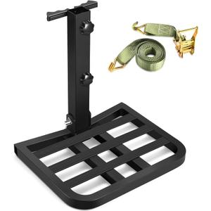 GADFISH Tree Saddle Platform, 500LBS Lightweight Saddle Hunting Platform with Ratchet Straps, Hunting Saddle Non-Slip 16"x 12" Platform