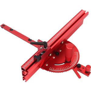 Table Saw Miter Gauge Works w/Table Saws, Band Saw and Router Table (Red)