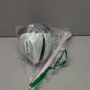 Clorox Toilet Plunger with Hideaway Holder Caddy Heavy-Duty Compact Design with Non-Skid Rubber Base for Bathroom Convenient Storage Toilet Unclogger, 6.5x19.5-Inch, White