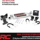 Rough Country N3 Dual Steering Stabilizer for 07-18 Jeep Wrangler JK - 8734930