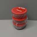 Pyrex Simply Store 16-Pc Glass Food Storage Container Set with Lid, 2-Cup & 1-Cup Round Meal Prep Containers with Lid, BPA-Free Lid, Dishwasher, Microwave and Freezer Safe,