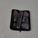 Gimars Dog Grooming Scissors Kit Professional 4CR with Safety Round Tip, 5 in 1 Heavy Duty Titanium Coated Thinning & Curved & Straight Shears