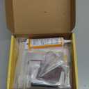 CUTEROOM DIY Doll Room Miniature Furniture Wooden House Kit - Wooden Dolls House Kit with Dust Cover & LED Light and Accessories - QT Series Dollhouse