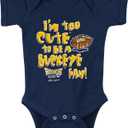 Smack Apparel Michigan Football Fans. Too Cute (Anti-Ohio State) Navy Onesie or Toddler Tee (NB-5/6T)