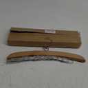 Tie Rack Tie Hanger 24 Hooks Wooden, Tank Top Hanger,Belt Organizer for Closet,with Upgraded 360Rotating, Belts Scarves Accessories for Bras,Tank Tops,Camisoles (Walnut)