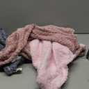 Frienda 4 Pcs Baby Fuzzy Blanket Fluffy Baby Blanket for Boys Girls Soft Warm Infant Newborn Toddler Receiving Nursery Bed Supplies, 32 x 24 Inch (Pink Color)