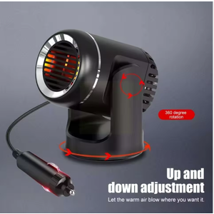 Car Heater, 12V Portable Car Heater, Heating & Cooling Fast Heating for Car Windshield Defogger Defroster, Plugin Cigaerte Lighter Suitable for Vehicles SUV (TYW50)