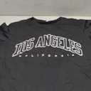 Los Angeles - California - Throwback Design - Classic Comfort Colors Adult Heavyweight T-shirt (Small, Black)