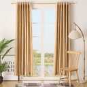 Gold Curtain Rods for Windows 30 to 52 Inch,3/4 Inch Curtain Rod Set For Indoor and Outdoor,Easy to Install