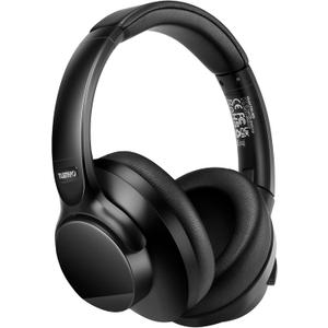 TUINYO Wireless Headphones Noise Cancelling Over Ear Bluetooth Headphones with 60H Playtime, Deep Bass Hi-Fi Stereo Sound & Comfortable Earpads for Travel, Home and Office-Black
