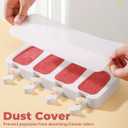 Silicone Popsicle Molds Set, Cakesicle Molds Silicone, Cake Pop Molds, Ice Cream Molds with 100 Wooden Sticks and 100 Bags, BPA Free (Large Size)