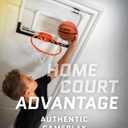 SKLZ Pro Mini Indoor Basketball Hoop with Ball, Over the Door, Shatter-Proof Backboard, Spring-Action Break-Away Steel Rim, Great for Home, Dorm Room, and Office