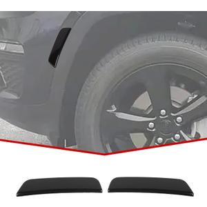 JeCar Side Marker Smoked Light Covers Fender Flares Light Trims Exterior Accessories Compatible with Jeep Grand Cherokee 2024 / Durango 2024