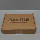 Ravinte 25 Pack Drawer Pulls 1-1/4 Inch Kitchen Cabinet Knobs Solid Round Dresser Drawer Knobs Matte Black Dresser Knobs Drawer Knobs Simple Cabinet Hardware for Cupboard Drawer Pulls