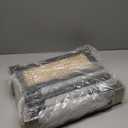 AWASEN Mid Century Modern Nightstand, Rattan Side Table with Drawer, Black Bedside Table with Storage and Solid Wood Legs for Living Room, Bedroom and Small Space (Black)