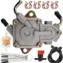 Autu Parts Vacuum Fuel Pump Compatible with Yamaha Rhino 450 660 UTV YXR450 YXR660 Fuel Pump Replace 5UG-13910-01-0 5UG13910010