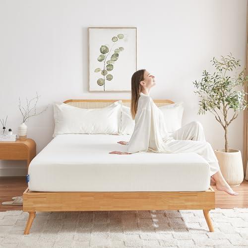 UACEO Full Mattress, 8 Inch Memory Foam Mattress in a Box, Fiberglass Free Full Size Mattresses for Pressure & Pain Relief, Soft and Comfortable