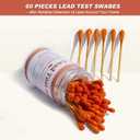 AAwipes Lead Test Swab Kit (60 Rapid Home Testing Swabs) 30-Second Results. Dip in Water. Home Use for - Painted, Jewelry, Ceramics, Wood (LS60) Best By 01/24/28