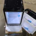 Smeg FAB5 16" 50's Retro Style Series Compact Cooler with 1.5 cu. ft. Capacity Automatic Defrost LED Interior Lighting and Adjustable Shelves Right Hand Hinge Made in Italy (Black)