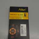 Ailun 3Pack Privacy Screen Protector for iPhone 15 Pro [6.1 inch]+3Pack Camera Lens Protector with Installation Frame,Dynamic Island Compatible,Anti Spy Private Tempered Glass[9H Hardness]-HD